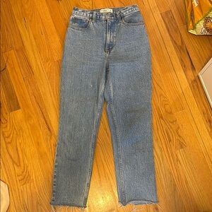 Abercrombie Curve Love 90s Straight Ultra High Rise Jeans
